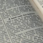 a close up of an open book with numbers on it